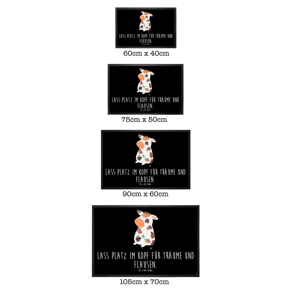 Fußmatte Kuh Kuh, Kühe, Träume, Flausen, Spruch, Magie, Motivtion, Bauernhof, Hof, Milch, Milchkuh	 Türvorleger, Schmutzmatte, Fußabtreter, Matte, Schmutzfänger, Fußabstreifer, Schmutzfangmatte, Türmatte, Motivfußmatte,  Haustürmatte, Vorleger  Bauernhof, Hoftiere, Landwirt, Landwirtin