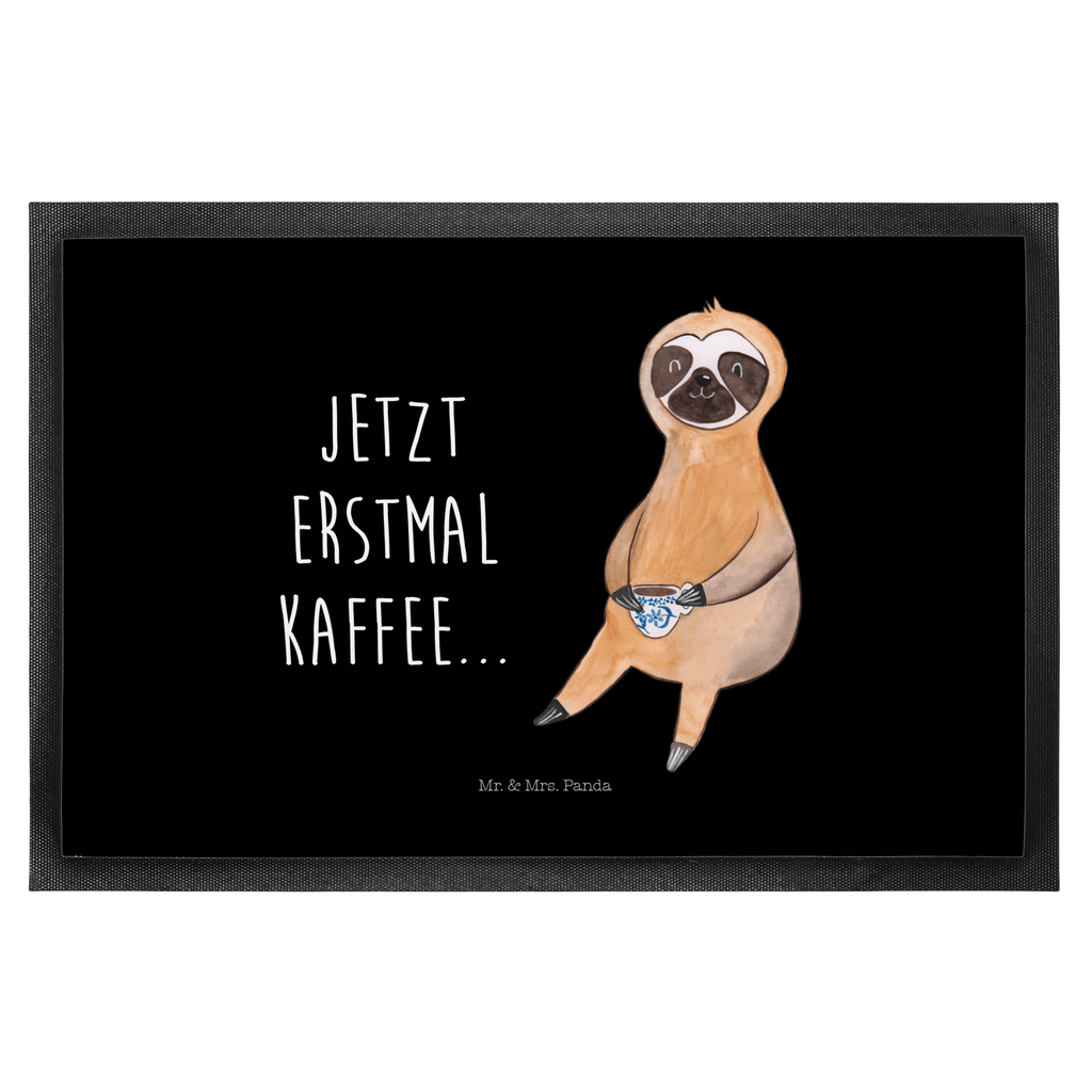 Fußmatte Faultier Kaffee Faultier, Faultiere, faul, Lieblingstier, Kaffee, erster Kaffee, Morgenmuffel, Frühaufsteher, Kaffeetasse, Genießer, Coffee, Kaffeegetränk Türvorleger, Schmutzmatte, Fußabtreter, Matte, Schmutzfänger, Fußabstreifer, Schmutzfangmatte, Türmatte, Motivfußmatte,  Haustürmatte, Vorleger  Faultier, Faultier Geschenk, Faultier Deko