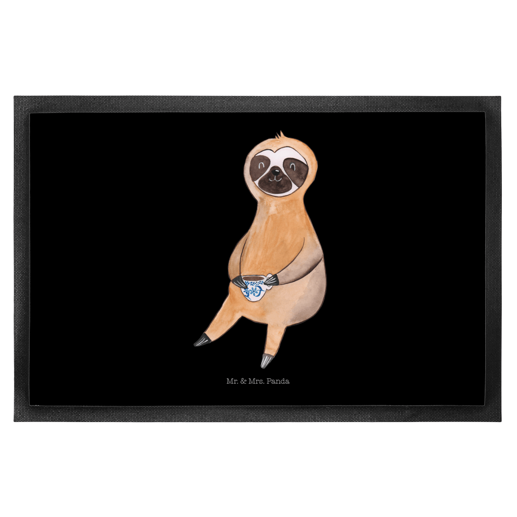 Fußmatte Faultier Kaffee Faultier, Faultiere, faul, Lieblingstier, Kaffee, erster Kaffee, Morgenmuffel, Frühaufsteher, Kaffeetasse, Genießer, Coffee, Kaffeegetränk Türvorleger, Schmutzmatte, Fußabtreter, Matte, Schmutzfänger, Fußabstreifer, Schmutzfangmatte, Türmatte, Motivfußmatte,  Haustürmatte, Vorleger  Faultier, Faultier Geschenk, Faultier Deko