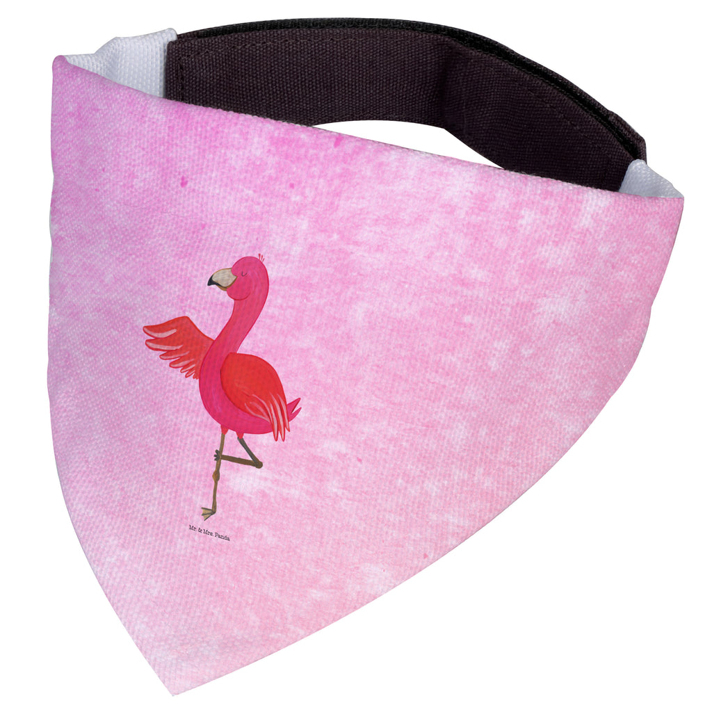 Hundehalstuch S Flamingo Yoga Hundehalstuch, Halstuch, Hunde, Tuch, klein, kleine Hunde, Flamingo, Vogel, Yoga, Namaste, Achtsamkeit, Yoga-Übung, Entspannung, Ärger, Aufregen, Tiefenentspannung