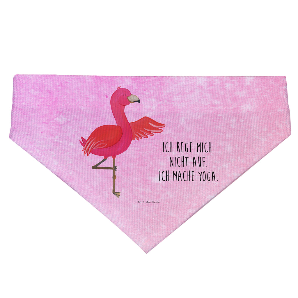 Hundehalstuch S Flamingo Yoga Hundehalstuch, Halstuch, Hunde, Tuch, klein, kleine Hunde, Flamingo, Vogel, Yoga, Namaste, Achtsamkeit, Yoga-Übung, Entspannung, Ärger, Aufregen, Tiefenentspannung