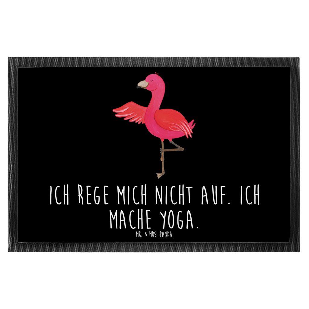 Fußmatte Flamingo Yoga Flamingo, Vogel, Yoga, Namaste, Achtsamkeit, Yoga-Übung, Entspannung, Ärger, Aufregen, Tiefenentspannung Türvorleger, Schmutzmatte, Fußabtreter, Matte, Schmutzfänger, Fußabstreifer, Schmutzfangmatte, Türmatte, Motivfußmatte,  Haustürmatte, Vorleger  Flamingo