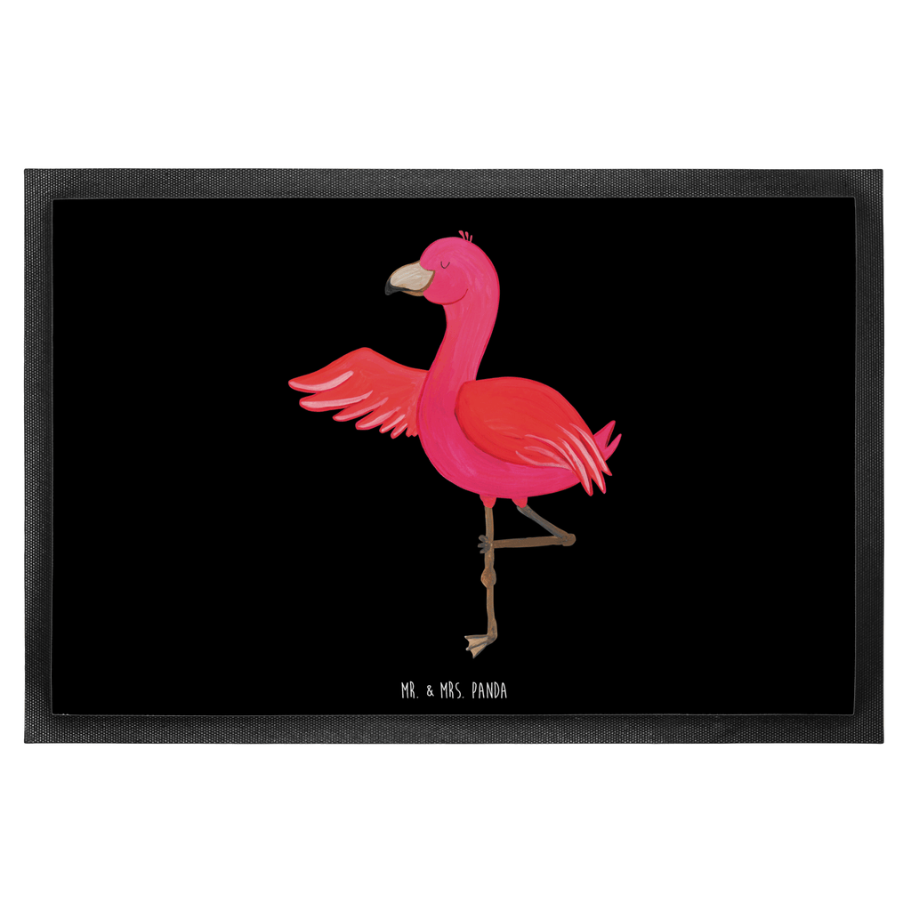 Fußmatte Flamingo Yoga Flamingo, Vogel, Yoga, Namaste, Achtsamkeit, Yoga-Übung, Entspannung, Ärger, Aufregen, Tiefenentspannung Türvorleger, Schmutzmatte, Fußabtreter, Matte, Schmutzfänger, Fußabstreifer, Schmutzfangmatte, Türmatte, Motivfußmatte,  Haustürmatte, Vorleger  Flamingo