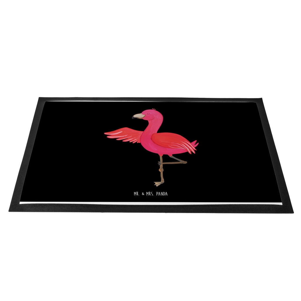 Fußmatte Flamingo Yoga Flamingo, Vogel, Yoga, Namaste, Achtsamkeit, Yoga-Übung, Entspannung, Ärger, Aufregen, Tiefenentspannung Türvorleger, Schmutzmatte, Fußabtreter, Matte, Schmutzfänger, Fußabstreifer, Schmutzfangmatte, Türmatte, Motivfußmatte,  Haustürmatte, Vorleger  Flamingo