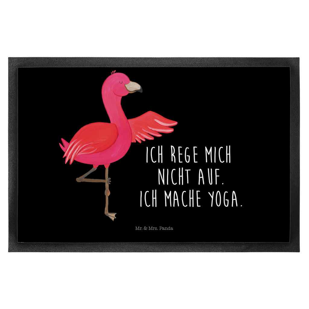 Fußmatte Flamingo Yoga Flamingo, Vogel, Yoga, Namaste, Achtsamkeit, Yoga-Übung, Entspannung, Ärger, Aufregen, Tiefenentspannung Türvorleger, Schmutzmatte, Fußabtreter, Matte, Schmutzfänger, Fußabstreifer, Schmutzfangmatte, Türmatte, Motivfußmatte,  Haustürmatte, Vorleger  Flamingo