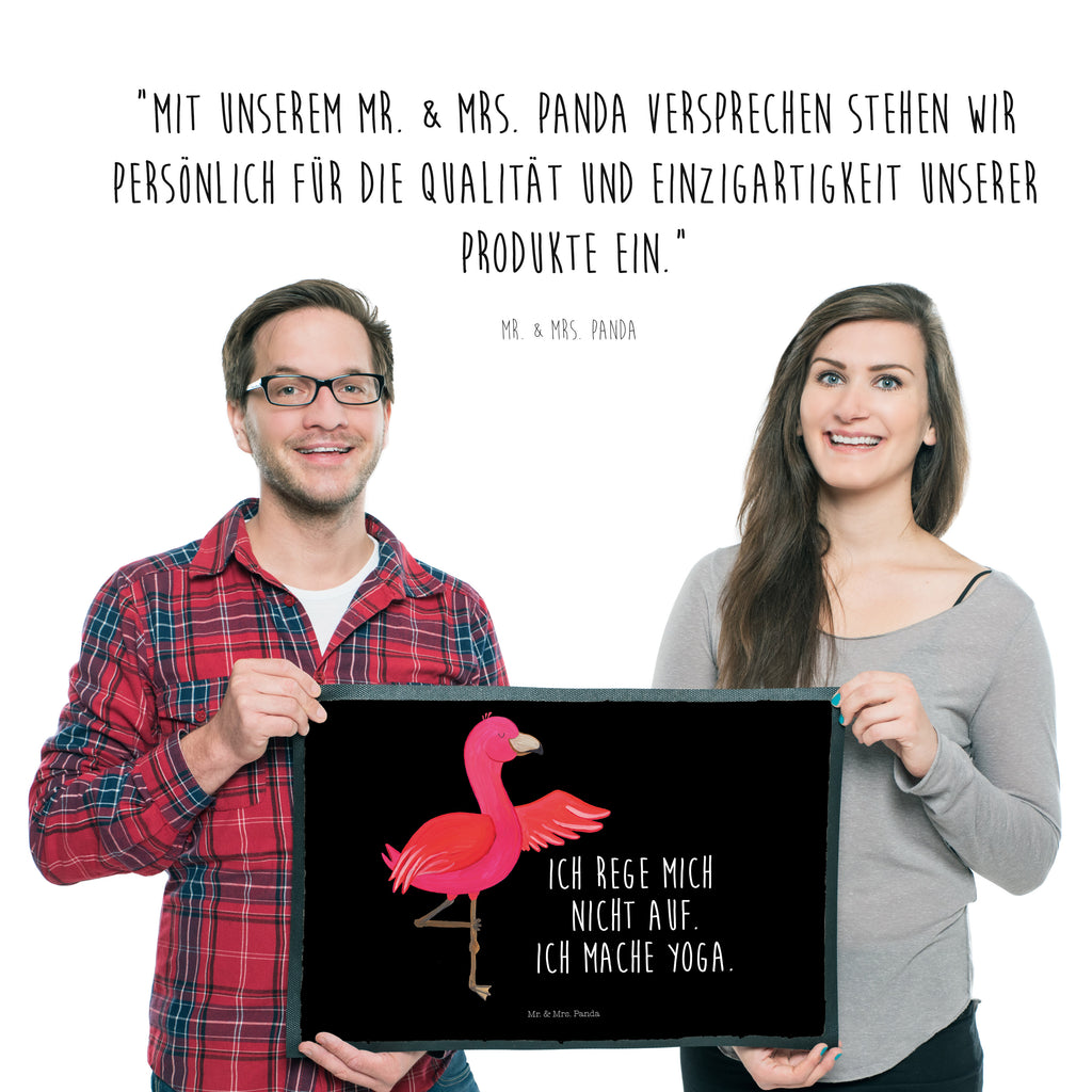 Fußmatte Flamingo Yoga Flamingo, Vogel, Yoga, Namaste, Achtsamkeit, Yoga-Übung, Entspannung, Ärger, Aufregen, Tiefenentspannung Türvorleger, Schmutzmatte, Fußabtreter, Matte, Schmutzfänger, Fußabstreifer, Schmutzfangmatte, Türmatte, Motivfußmatte,  Haustürmatte, Vorleger  Flamingo