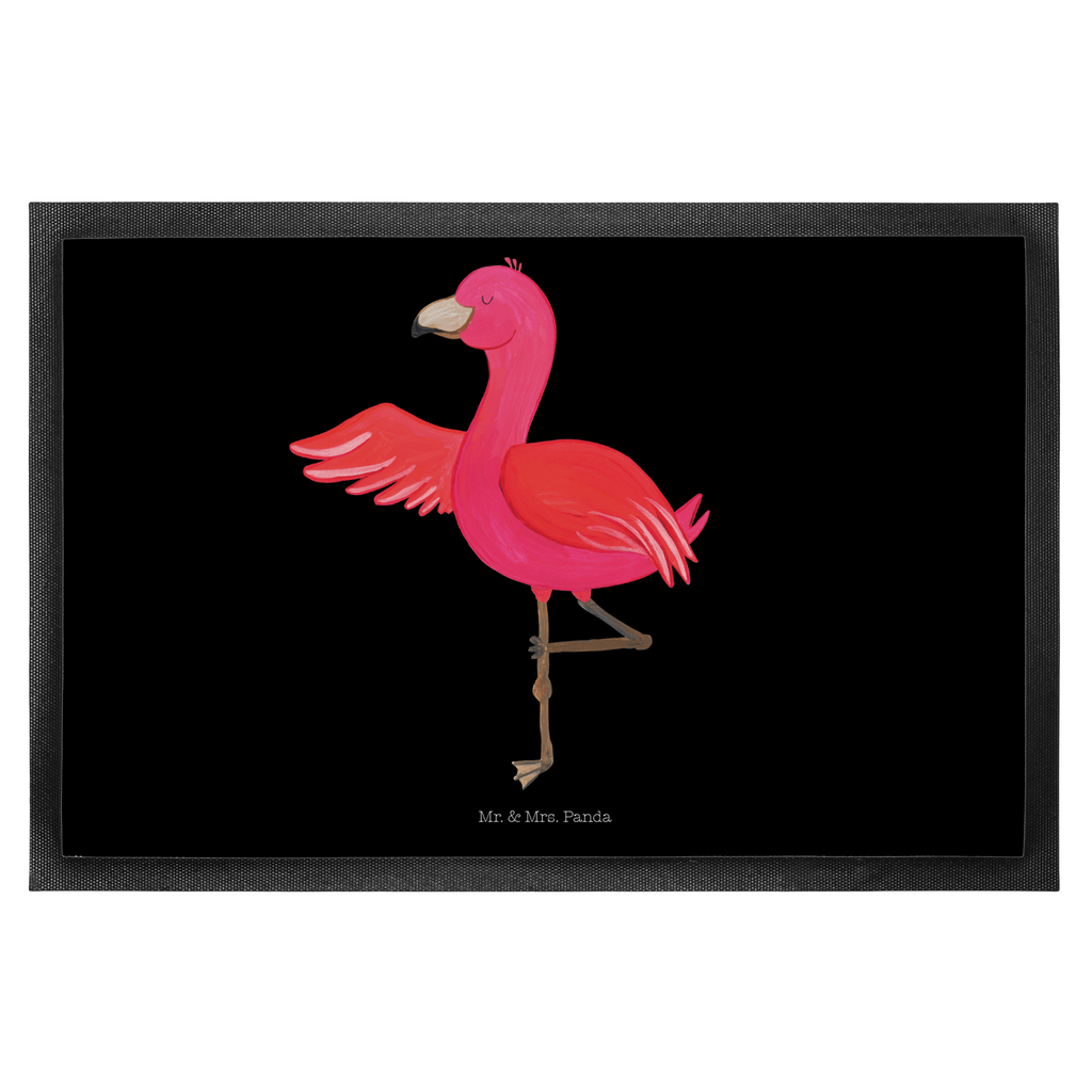 Fußmatte Flamingo Yoga Flamingo, Vogel, Yoga, Namaste, Achtsamkeit, Yoga-Übung, Entspannung, Ärger, Aufregen, Tiefenentspannung Türvorleger, Schmutzmatte, Fußabtreter, Matte, Schmutzfänger, Fußabstreifer, Schmutzfangmatte, Türmatte, Motivfußmatte,  Haustürmatte, Vorleger  Flamingo