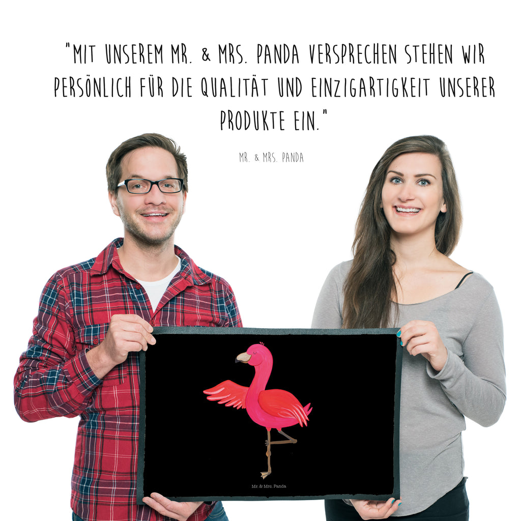 Fußmatte Flamingo Yoga Flamingo, Vogel, Yoga, Namaste, Achtsamkeit, Yoga-Übung, Entspannung, Ärger, Aufregen, Tiefenentspannung Türvorleger, Schmutzmatte, Fußabtreter, Matte, Schmutzfänger, Fußabstreifer, Schmutzfangmatte, Türmatte, Motivfußmatte,  Haustürmatte, Vorleger  Flamingo