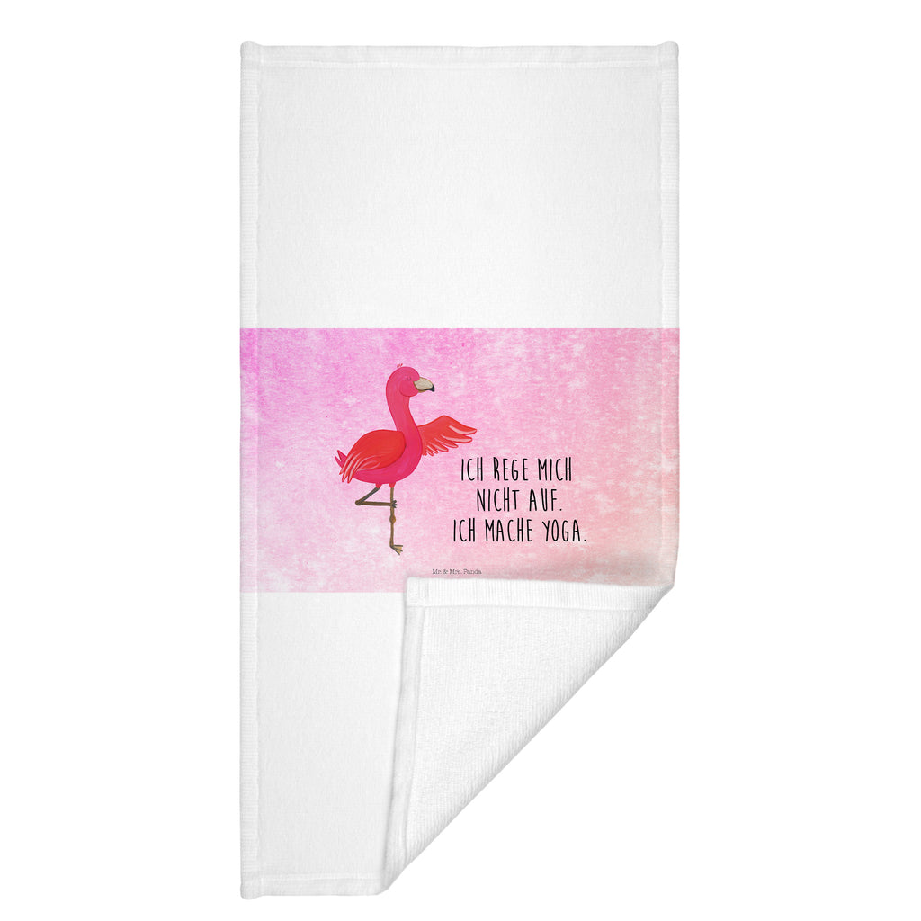 70 x 140 Handtuch Flamingo Yoga Duschtuch, Badetuch, Strandtuch, Saunatuch, Kinder Handtuch, Flamingo, Vogel, Yoga, Namaste, Achtsamkeit, Yoga-Übung, Entspannung, Ärger, Aufregen, Tiefenentspannung