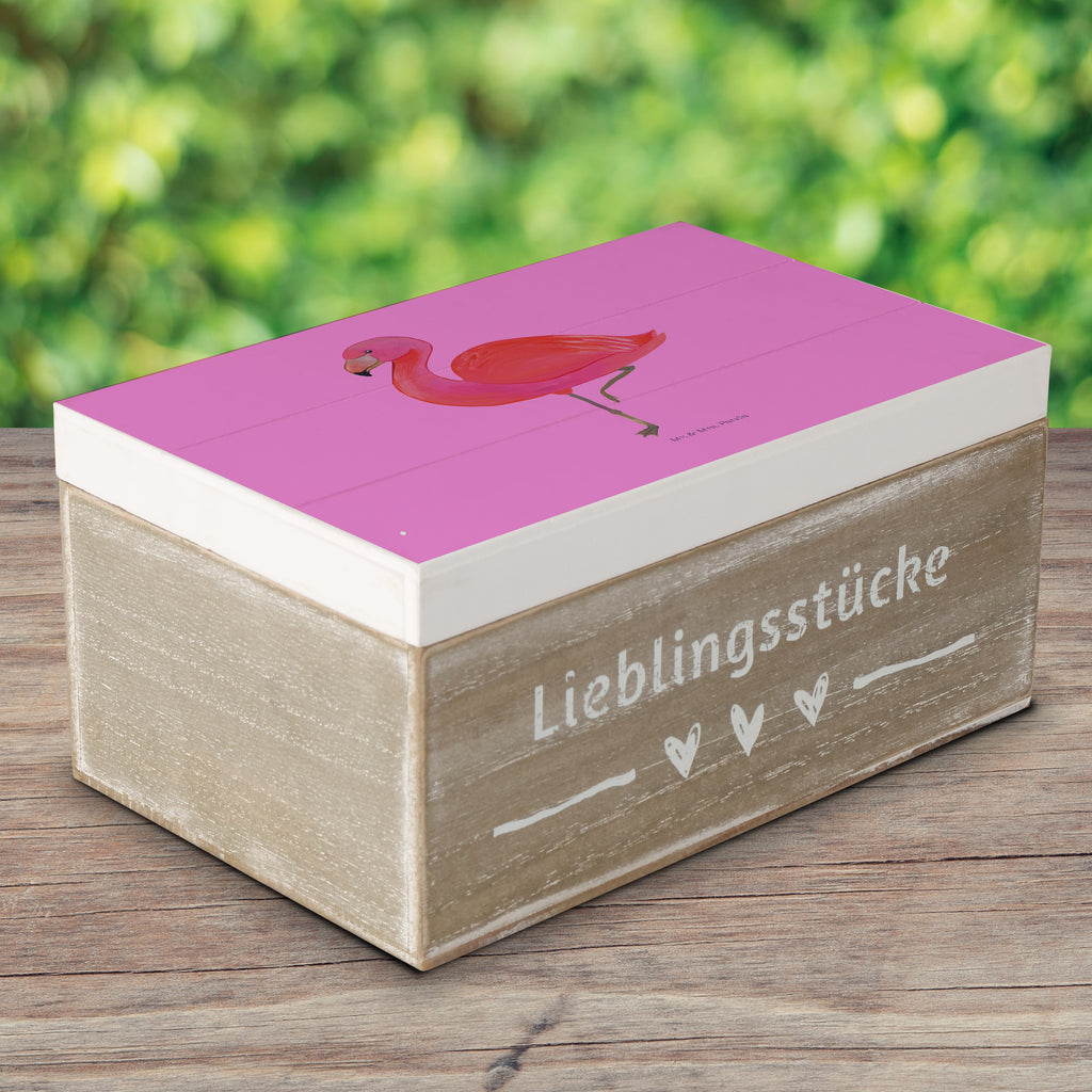 Holzkiste Flamingo classic Holzkiste, Kiste, Schatzkiste, Truhe, Schatulle, XXL, Erinnerungsbox, Erinnerungskiste, Dekokiste, Aufbewahrungsbox, Flamingo, Einzigartig, Selbstliebe, Stolz, ich, für mich, Spruch, Freundin, Freundinnen, Außenseiter, Sohn, Tochter, Geschwister