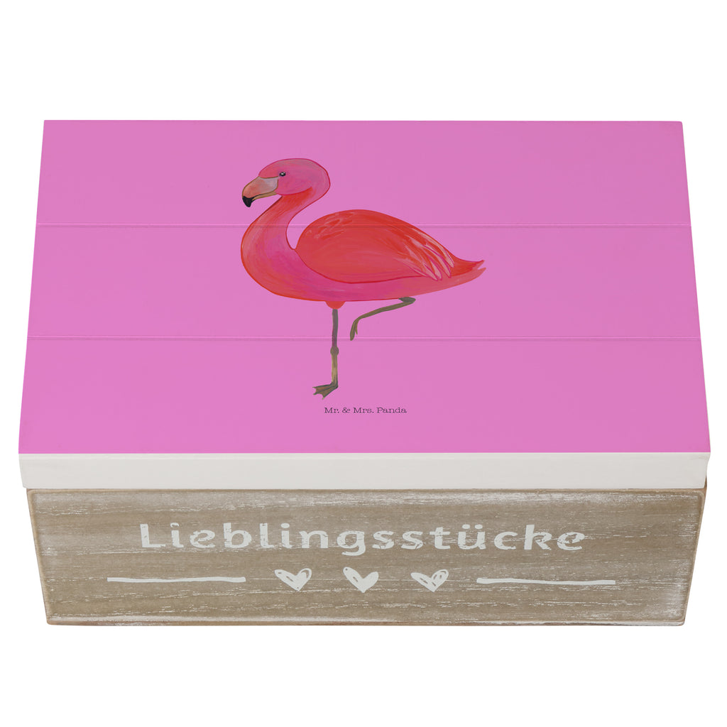 Holzkiste Flamingo classic Holzkiste, Kiste, Schatzkiste, Truhe, Schatulle, XXL, Erinnerungsbox, Erinnerungskiste, Dekokiste, Aufbewahrungsbox, Flamingo, Einzigartig, Selbstliebe, Stolz, ich, für mich, Spruch, Freundin, Freundinnen, Außenseiter, Sohn, Tochter, Geschwister
