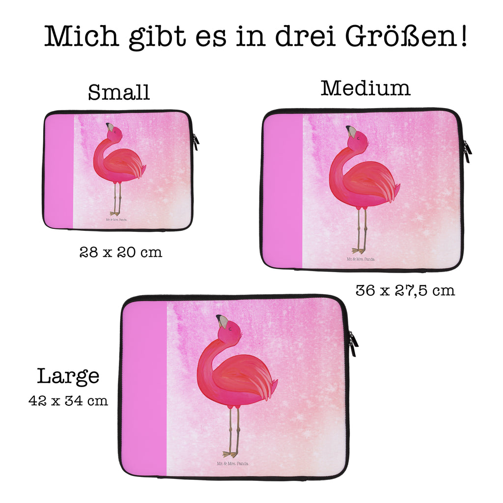 20 x 28 Notebook Tasche  Flamingo stolz Notebook Tasche, Laptop, Computertasche, Tasche, Flamingo, stolz, Freude, Selbstliebe, Selbstakzeptanz, Freundin, beste Freundin, Tochter, Mama, Schwester