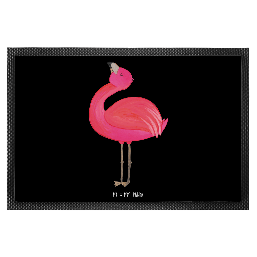 Fußmatte Flamingo stolz Flamingo, stolz, Freude, Selbstliebe, Selbstakzeptanz, Freundin, beste Freundin, Tochter, Mama, Schwester, Türvorleger, Schmutzmatte, Fußabtreter, Matte, Schmutzfänger, Fußabstreifer, Schmutzfangmatte, Türmatte, Motivfußmatte,  Haustürmatte, Vorleger  Flamingo