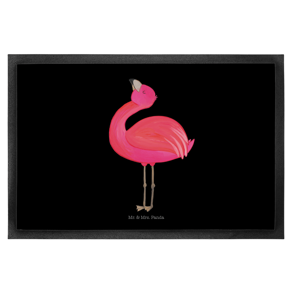 Fußmatte Flamingo stolz Flamingo, stolz, Freude, Selbstliebe, Selbstakzeptanz, Freundin, beste Freundin, Tochter, Mama, Schwester, Türvorleger, Schmutzmatte, Fußabtreter, Matte, Schmutzfänger, Fußabstreifer, Schmutzfangmatte, Türmatte, Motivfußmatte,  Haustürmatte, Vorleger  Flamingo