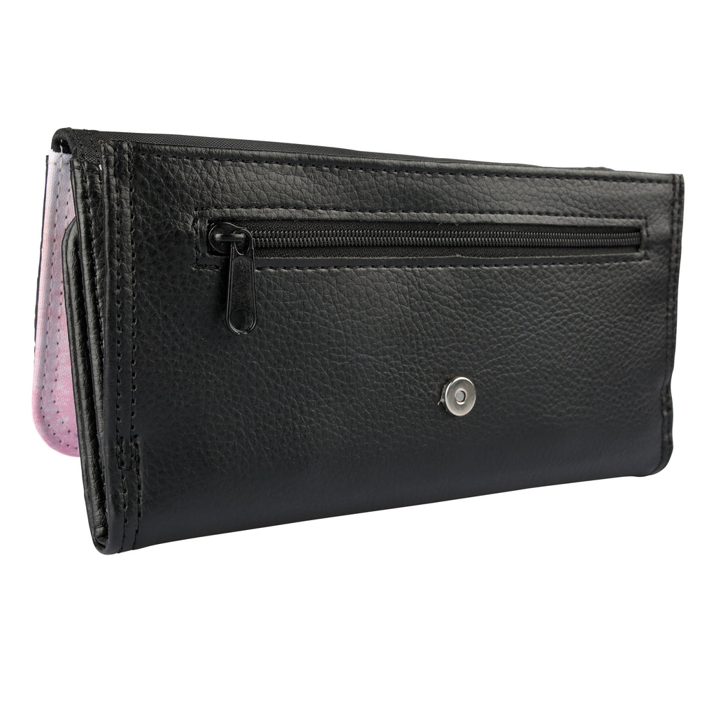 Damen Portemonnaie Flamingo stolz Portemonnaie, Portemonee, Geldbörse, Damen, Groß, XXL, Geldbeutel, Portemonnaies, Flamingo, stolz, Freude, Selbstliebe, Selbstakzeptanz, Freundin, beste Freundin, Tochter, Mama, Schwester