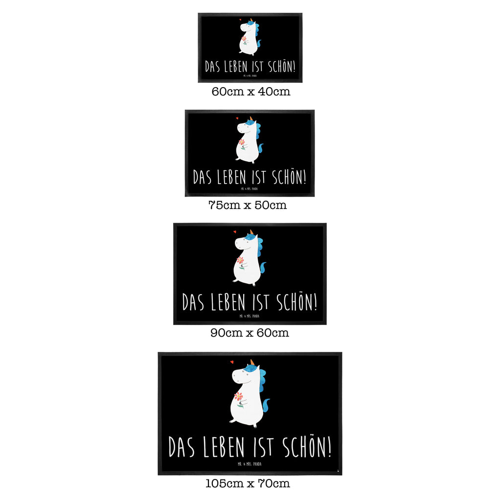 Fußmatte Einhorn Spaziergang Einhörner, Unicorn, Einhorn, Glitzer, Blumen, Spaziergang, Motivation, Gute Laune, Freude, Freundin, Mutter, Schwester Türvorleger, Schmutzmatte, Fußabtreter, Matte, Schmutzfänger, Fußabstreifer, Schmutzfangmatte, Türmatte, Motivfußmatte,  Haustürmatte, Vorleger  Einhorn, Einhörner, Einhorn Deko, Pegasus, Unicorn