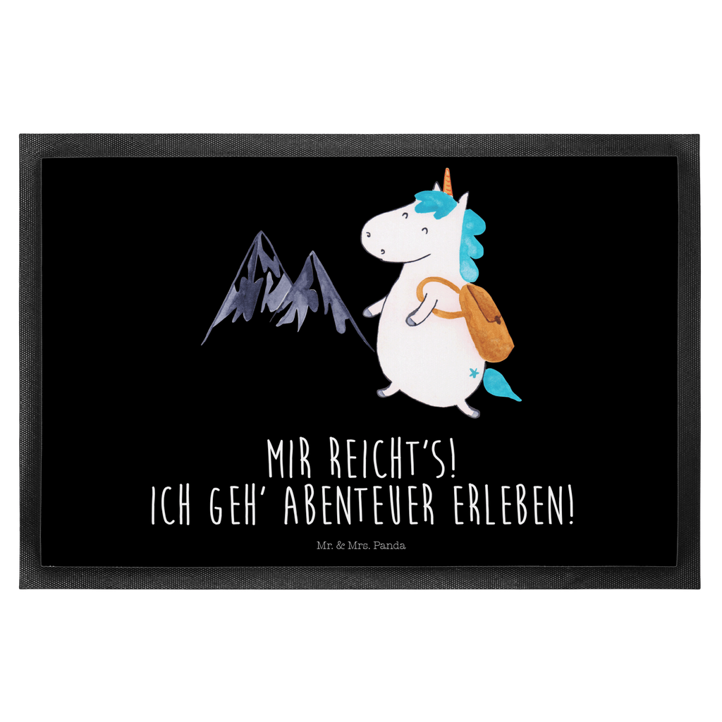 Fußmatte Einhorn Bergsteiger Einhorn, Einhörner, Unicorn, Bergsteiger, Abenteuer, Berge, Abenteurer, Weltenbummler, Weltreise, Reisen, Urlaub, Entdecker Türvorleger, Schmutzmatte, Fußabtreter, Matte, Schmutzfänger, Fußabstreifer, Schmutzfangmatte, Türmatte, Motivfußmatte,  Haustürmatte, Vorleger  Einhorn, Einhörner, Einhorn Deko, Pegasus, Unicorn