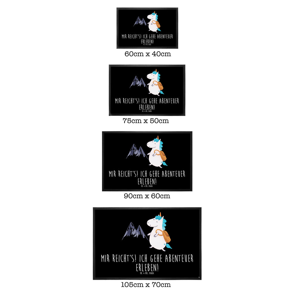 Fußmatte Einhorn Bergsteiger Einhorn, Einhörner, Unicorn, Bergsteiger, Abenteuer, Berge, Abenteurer, Weltenbummler, Weltreise, Reisen, Urlaub, Entdecker Türvorleger, Schmutzmatte, Fußabtreter, Matte, Schmutzfänger, Fußabstreifer, Schmutzfangmatte, Türmatte, Motivfußmatte,  Haustürmatte, Vorleger  Einhorn, Einhörner, Einhorn Deko, Pegasus, Unicorn