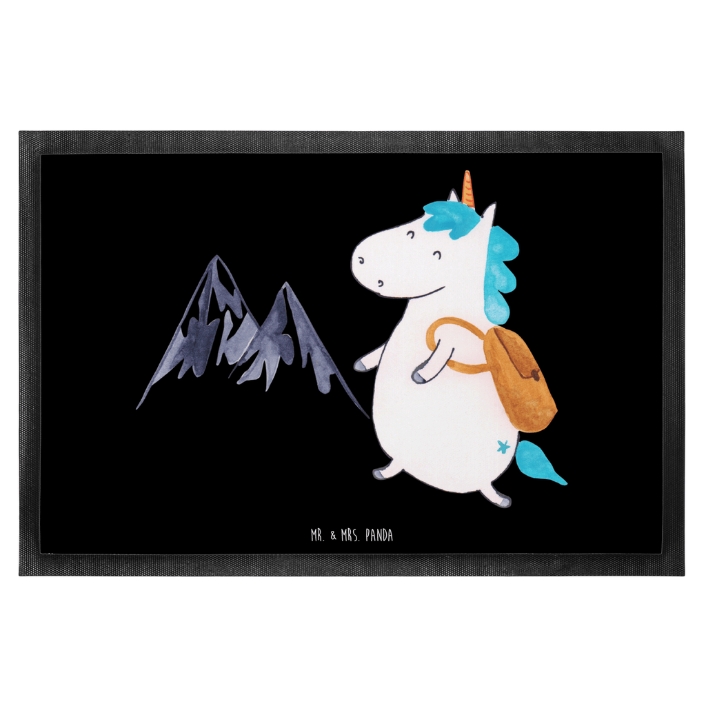 Fußmatte Einhorn Bergsteiger Einhorn, Einhörner, Unicorn, Bergsteiger, Abenteuer, Berge, Abenteurer, Weltenbummler, Weltreise, Reisen, Urlaub, Entdecker Türvorleger, Schmutzmatte, Fußabtreter, Matte, Schmutzfänger, Fußabstreifer, Schmutzfangmatte, Türmatte, Motivfußmatte,  Haustürmatte, Vorleger  Einhorn, Einhörner, Einhorn Deko, Pegasus, Unicorn