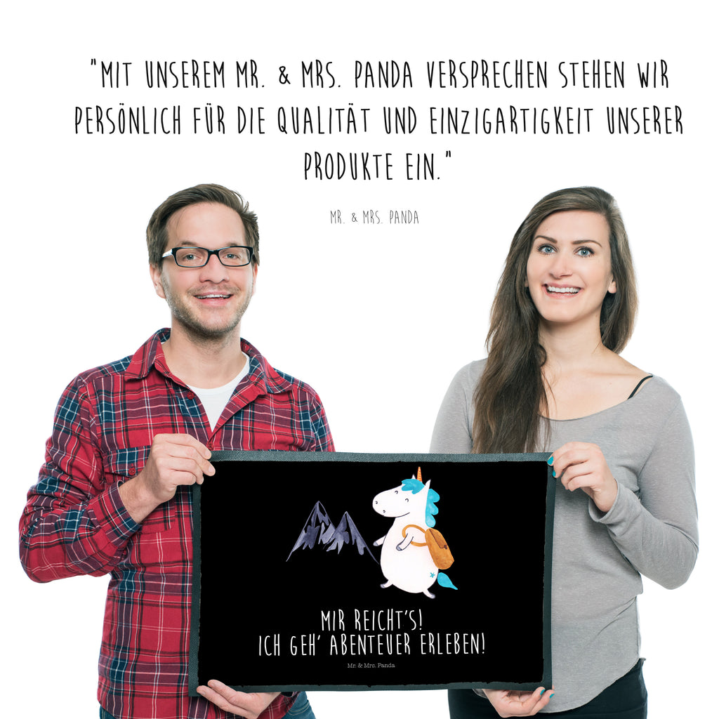 Fußmatte Einhorn Bergsteiger Einhorn, Einhörner, Unicorn, Bergsteiger, Abenteuer, Berge, Abenteurer, Weltenbummler, Weltreise, Reisen, Urlaub, Entdecker Türvorleger, Schmutzmatte, Fußabtreter, Matte, Schmutzfänger, Fußabstreifer, Schmutzfangmatte, Türmatte, Motivfußmatte,  Haustürmatte, Vorleger  Einhorn, Einhörner, Einhorn Deko, Pegasus, Unicorn