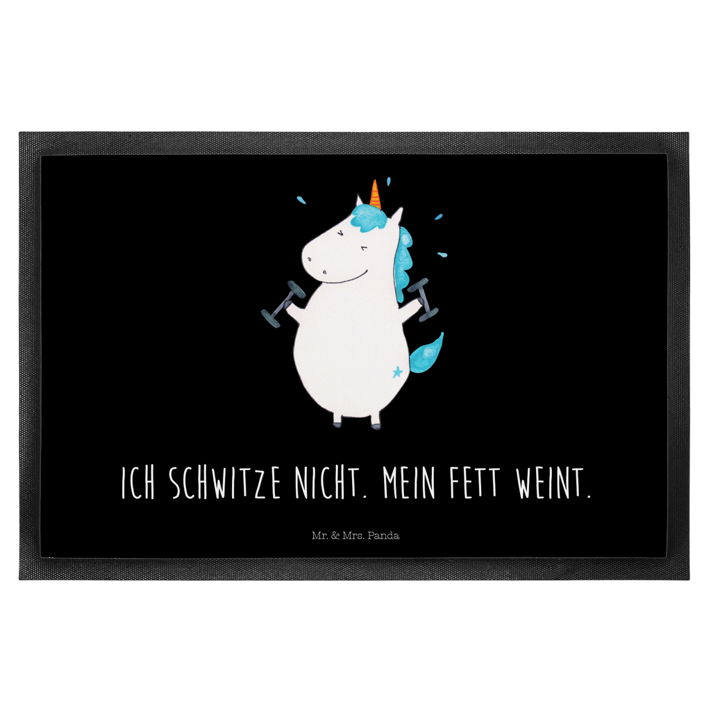 Fußmatte Einhorn Fitness Einhorn, Einhörner, Unicorn, Gym, Fitness, Fitnessstudio, Diät, Abnehmen, Sport, Pumpen, Geräte, Sixpack Türvorleger, Schmutzmatte, Fußabtreter, Matte, Schmutzfänger, Fußabstreifer, Schmutzfangmatte, Türmatte, Motivfußmatte,  Haustürmatte, Vorleger  Einhorn, Einhörner, Einhorn Deko, Pegasus, Unicorn