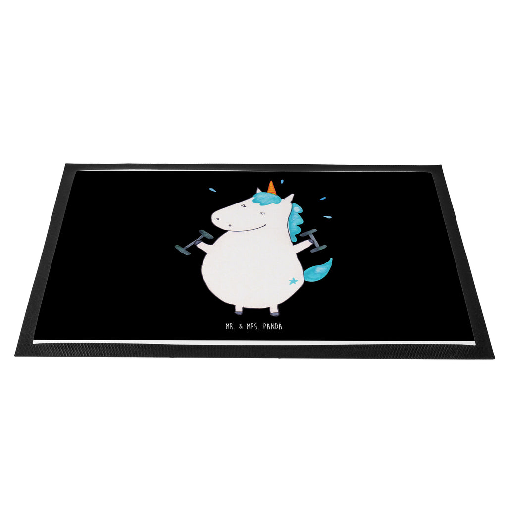 Fußmatte Einhorn Fitness Einhorn, Einhörner, Unicorn, Gym, Fitness, Fitnessstudio, Diät, Abnehmen, Sport, Pumpen, Geräte, Sixpack Türvorleger, Schmutzmatte, Fußabtreter, Matte, Schmutzfänger, Fußabstreifer, Schmutzfangmatte, Türmatte, Motivfußmatte,  Haustürmatte, Vorleger  Einhorn, Einhörner, Einhorn Deko, Pegasus, Unicorn