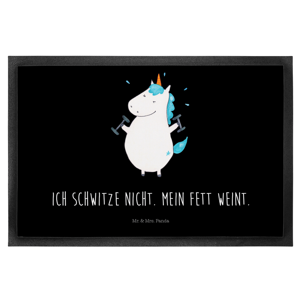 Fußmatte Einhorn Fitness Einhorn, Einhörner, Unicorn, Gym, Fitness, Fitnessstudio, Diät, Abnehmen, Sport, Pumpen, Geräte, Sixpack Türvorleger, Schmutzmatte, Fußabtreter, Matte, Schmutzfänger, Fußabstreifer, Schmutzfangmatte, Türmatte, Motivfußmatte,  Haustürmatte, Vorleger  Einhorn, Einhörner, Einhorn Deko, Pegasus, Unicorn
