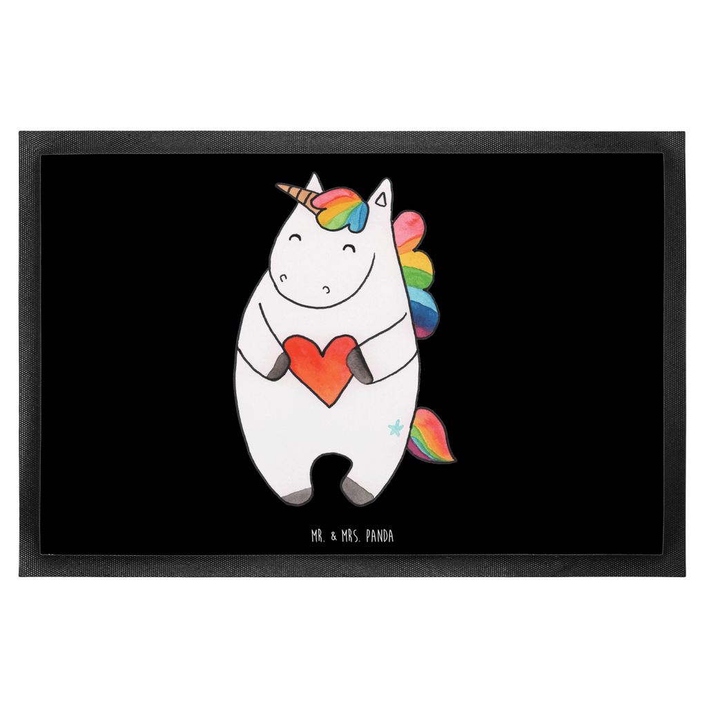 Fußmatte Einhorn Herz Einhorn, Herz, Einhörner, Unicorn, schlimm, böse, witzig, lustig, Freundin, anders, bunt Türvorleger, Schmutzmatte, Fußabtreter, Matte, Schmutzfänger, Fußabstreifer, Schmutzfangmatte, Türmatte, Motivfußmatte,  Haustürmatte, Vorleger  Einhorn, Einhörner, Einhorn Deko, Pegasus, Unicorn