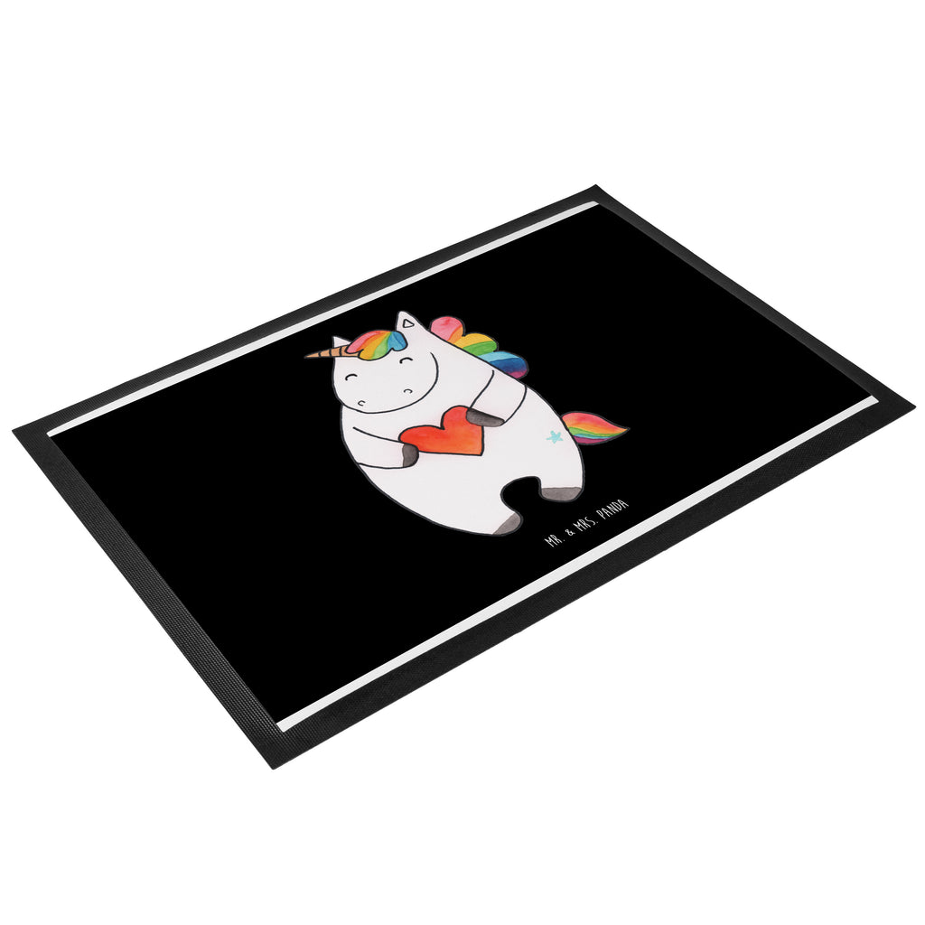 Fußmatte Einhorn Herz Einhorn, Herz, Einhörner, Unicorn, schlimm, böse, witzig, lustig, Freundin, anders, bunt Türvorleger, Schmutzmatte, Fußabtreter, Matte, Schmutzfänger, Fußabstreifer, Schmutzfangmatte, Türmatte, Motivfußmatte,  Haustürmatte, Vorleger  Einhorn, Einhörner, Einhorn Deko, Pegasus, Unicorn
