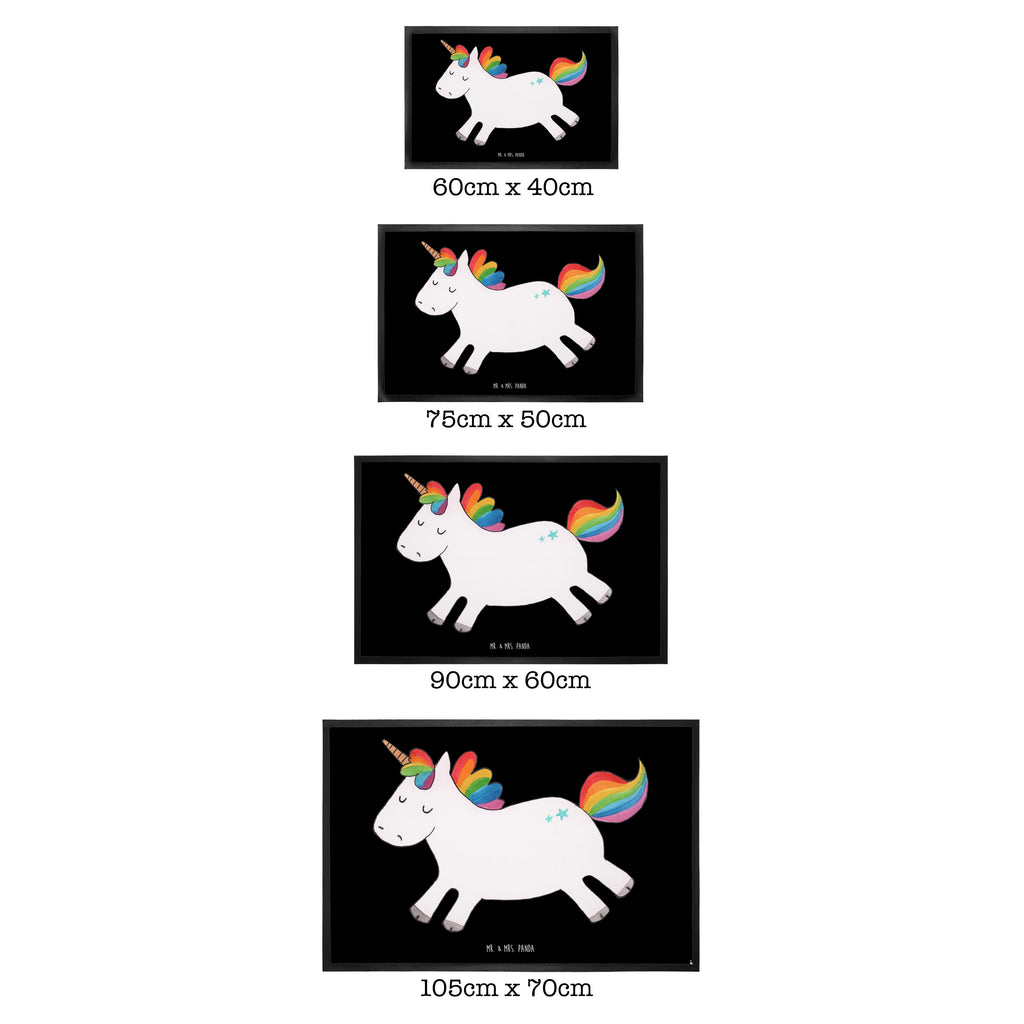 Fußmatte Einhorn Happy Einhorn, Einhörner, Unicorn, glücklich, fröhlich, Spaß, Freude, Lebensfreude, witzig, spannend, Lächeln, Lachen Türvorleger, Schmutzmatte, Fußabtreter, Matte, Schmutzfänger, Fußabstreifer, Schmutzfangmatte, Türmatte, Motivfußmatte,  Haustürmatte, Vorleger  Einhorn, Einhörner, Einhorn Deko, Pegasus, Unicorn