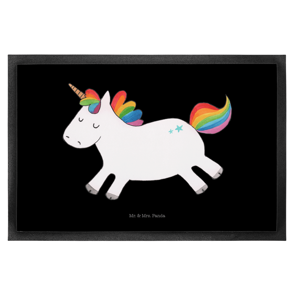 Fußmatte Einhorn Happy Einhorn, Einhörner, Unicorn, glücklich, fröhlich, Spaß, Freude, Lebensfreude, witzig, spannend, Lächeln, Lachen Türvorleger, Schmutzmatte, Fußabtreter, Matte, Schmutzfänger, Fußabstreifer, Schmutzfangmatte, Türmatte, Motivfußmatte,  Haustürmatte, Vorleger  Einhorn, Einhörner, Einhorn Deko, Pegasus, Unicorn