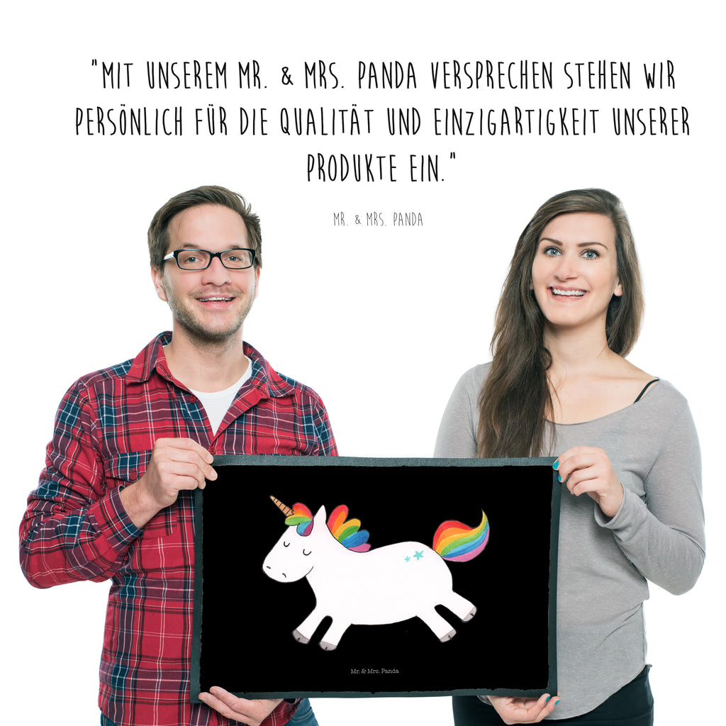 Fußmatte Einhorn Happy Einhorn, Einhörner, Unicorn, glücklich, fröhlich, Spaß, Freude, Lebensfreude, witzig, spannend, Lächeln, Lachen Türvorleger, Schmutzmatte, Fußabtreter, Matte, Schmutzfänger, Fußabstreifer, Schmutzfangmatte, Türmatte, Motivfußmatte,  Haustürmatte, Vorleger  Einhorn, Einhörner, Einhorn Deko, Pegasus, Unicorn