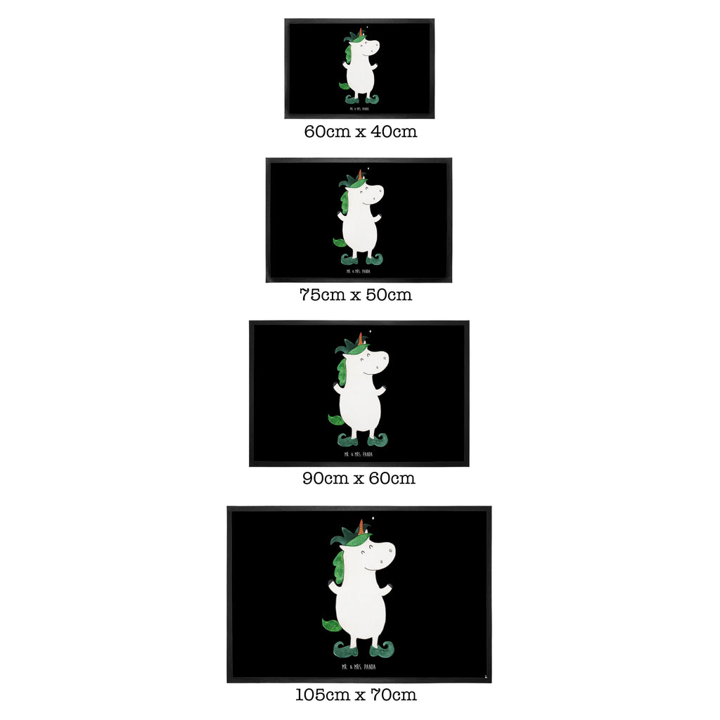 Fußmatte Einhorn Joker Einhörner, Unicorn, Einhorn, Hofnarr, Kasper, Gaukler, Mittelalter Türvorleger, Schmutzmatte, Fußabtreter, Matte, Schmutzfänger, Fußabstreifer, Schmutzfangmatte, Türmatte, Motivfußmatte,  Haustürmatte, Vorleger  Einhorn, Einhörner, Einhorn Deko, Pegasus, Unicorn