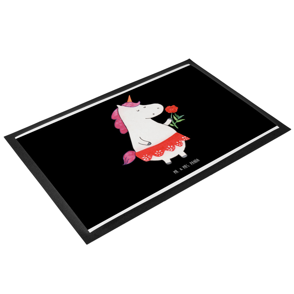 Fußmatte Einhorn Dame Einhörner, Unicorn, Einhorn, Dame, Lady, feine Dame, Freundin, Frau, Bachelor, Bachelorette, Abfuhr, Schluss machen, Trennung Türvorleger, Schmutzmatte, Fußabtreter, Matte, Schmutzfänger, Fußabstreifer, Schmutzfangmatte, Türmatte, Motivfußmatte,  Haustürmatte, Vorleger  Einhorn, Einhörner, Einhorn Deko, Pegasus, Unicorn