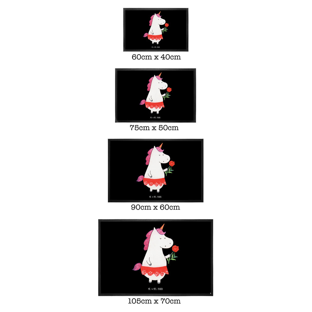 Fußmatte Einhorn Dame Einhörner, Unicorn, Einhorn, Dame, Lady, feine Dame, Freundin, Frau, Bachelor, Bachelorette, Abfuhr, Schluss machen, Trennung Türvorleger, Schmutzmatte, Fußabtreter, Matte, Schmutzfänger, Fußabstreifer, Schmutzfangmatte, Türmatte, Motivfußmatte,  Haustürmatte, Vorleger  Einhorn, Einhörner, Einhorn Deko, Pegasus, Unicorn