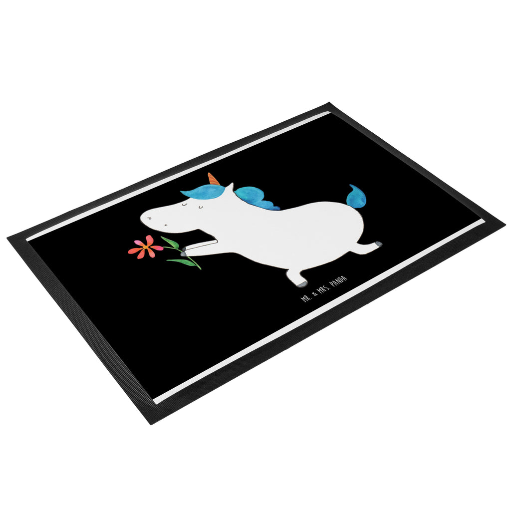 Fußmatte Einhorn Blume Einhorn, Einhörner, Unicorn, Liebe, Liebesbeweis, Antrag, Heiratsantrag, Verlobung, Ehepaar, Pärchen, Partner, Freund, Freundin, Ehe, heiraten Türvorleger, Schmutzmatte, Fußabtreter, Matte, Schmutzfänger, Fußabstreifer, Schmutzfangmatte, Türmatte, Motivfußmatte,  Haustürmatte, Vorleger  Einhorn, Einhörner, Einhorn Deko, Pegasus, Unicorn
