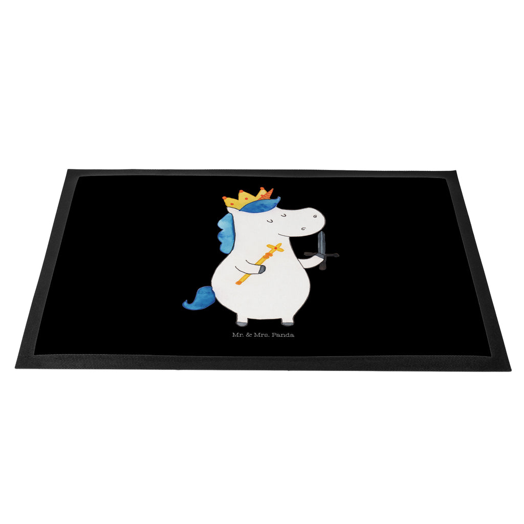 Fußmatte Einhorn König mit Schwert Einhörner, Unicorn, Einhorn, König, Ritter, Mittelalter Türvorleger, Schmutzmatte, Fußabtreter, Matte, Schmutzfänger, Fußabstreifer, Schmutzfangmatte, Türmatte, Motivfußmatte,  Haustürmatte, Vorleger  Einhorn, Einhörner, Einhorn Deko, Pegasus, Unicorn