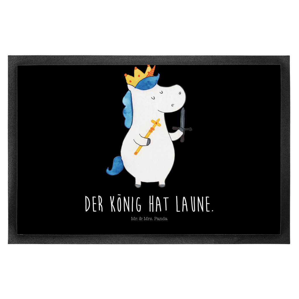 Fußmatte Einhorn König mit Schwert Einhörner, Unicorn, Einhorn, König, Ritter, Mittelalter Türvorleger, Schmutzmatte, Fußabtreter, Matte, Schmutzfänger, Fußabstreifer, Schmutzfangmatte, Türmatte, Motivfußmatte,  Haustürmatte, Vorleger  Einhorn, Einhörner, Einhorn Deko, Pegasus, Unicorn