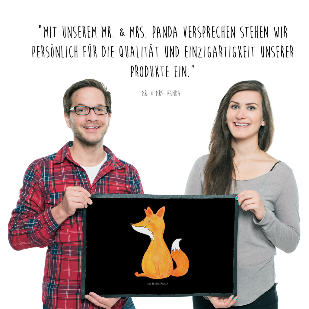 Fußmatte Fuchshörnchen Fuchs, Einhorn, Einhörner, Unicorns, Fuchshörnchen, Fuchshorn, Foxycorn, Füchse Türvorleger, Schmutzmatte, Fußabtreter, Matte, Schmutzfänger, Fußabstreifer, Schmutzfangmatte, Türmatte, Motivfußmatte,  Haustürmatte, Vorleger  Einhorn, Einhörner, Einhorn Deko, Pegasus, Unicorn