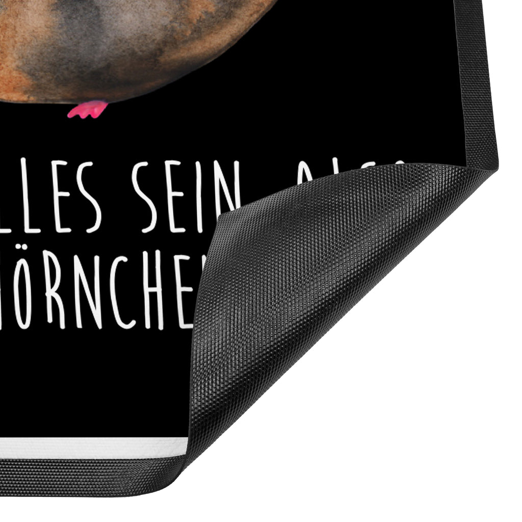 Fußmatte Meerhörnchen Einhorn, Einhörner, Meerhörnchen, Unicorn, Meericorn, Meerschwein, Meerschweinchen Türvorleger, Schmutzmatte, Fußabtreter, Matte, Schmutzfänger, Fußabstreifer, Schmutzfangmatte, Türmatte, Motivfußmatte,  Haustürmatte, Vorleger  Einhorn, Einhörner, Einhorn Deko, Pegasus, Unicorn