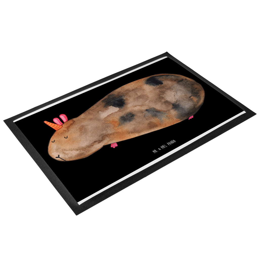 Fußmatte Meerhörnchen Einhorn, Einhörner, Meerhörnchen, Unicorn, Meericorn, Meerschwein, Meerschweinchen Türvorleger, Schmutzmatte, Fußabtreter, Matte, Schmutzfänger, Fußabstreifer, Schmutzfangmatte, Türmatte, Motivfußmatte,  Haustürmatte, Vorleger  Einhorn, Einhörner, Einhorn Deko, Pegasus, Unicorn