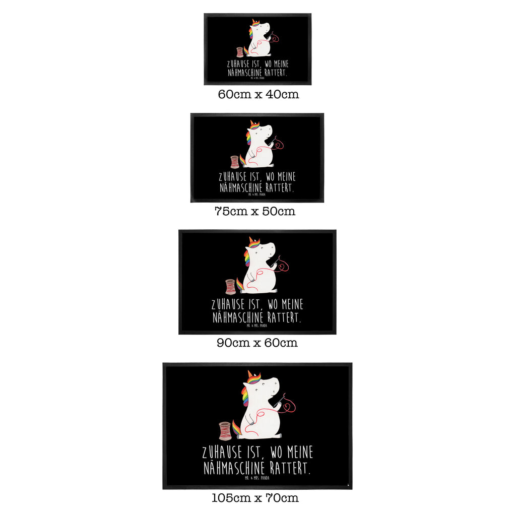 Fußmatte Einhorn Näherin Einhorn, Einhörner, Unicorn, Näherin, nähen, Mädchen, Freundin, Häkeln, Stricken, basteln, Nähzimmer Türvorleger, Schmutzmatte, Fußabtreter, Matte, Schmutzfänger, Fußabstreifer, Schmutzfangmatte, Türmatte, Motivfußmatte,  Haustürmatte, Vorleger  Einhorn, Einhörner, Einhorn Deko, Pegasus, Unicorn