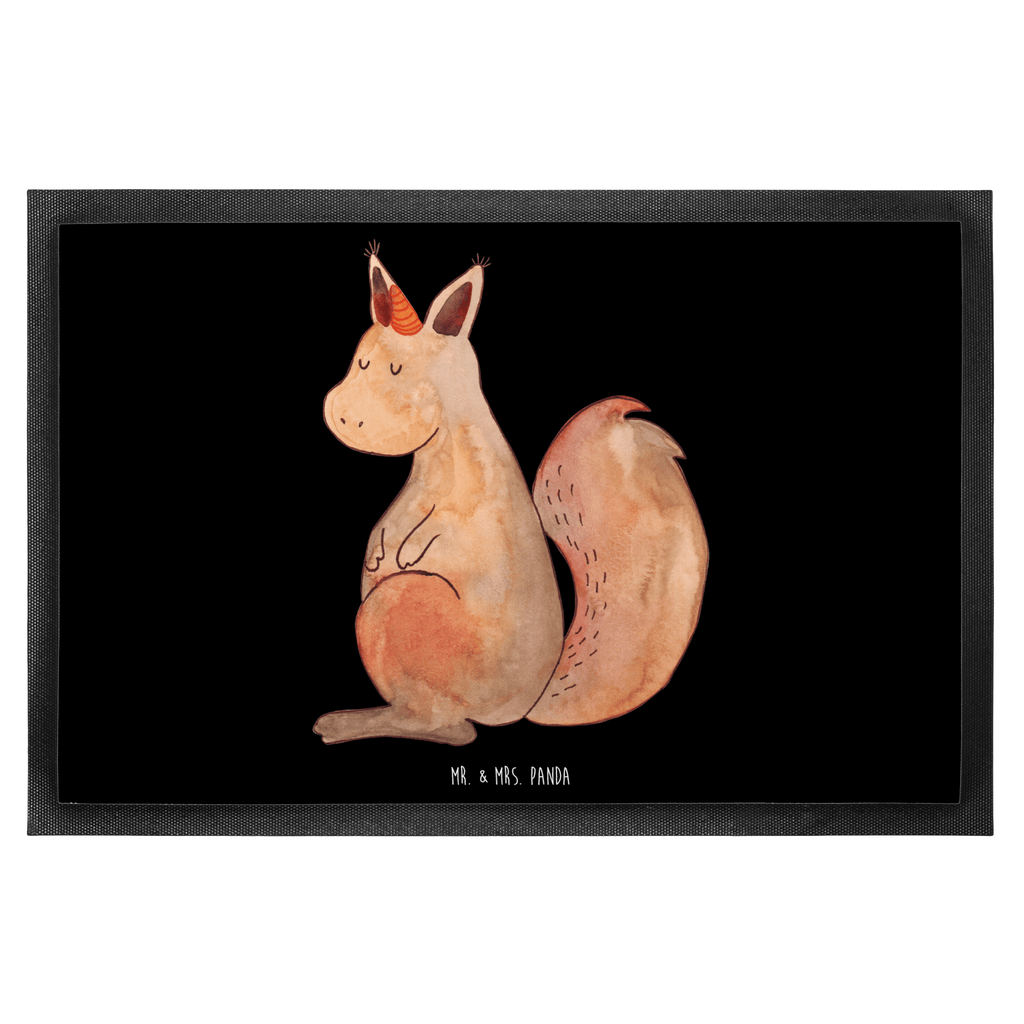 Fußmatte Einhörnchen Glaube Einhorn, Einhörner, Einhörnchen, Eichhörnchen, Eichhorn Türvorleger, Schmutzmatte, Fußabtreter, Matte, Schmutzfänger, Fußabstreifer, Schmutzfangmatte, Türmatte, Motivfußmatte,  Haustürmatte, Vorleger  Einhorn, Einhörner, Einhorn Deko, Pegasus, Unicorn