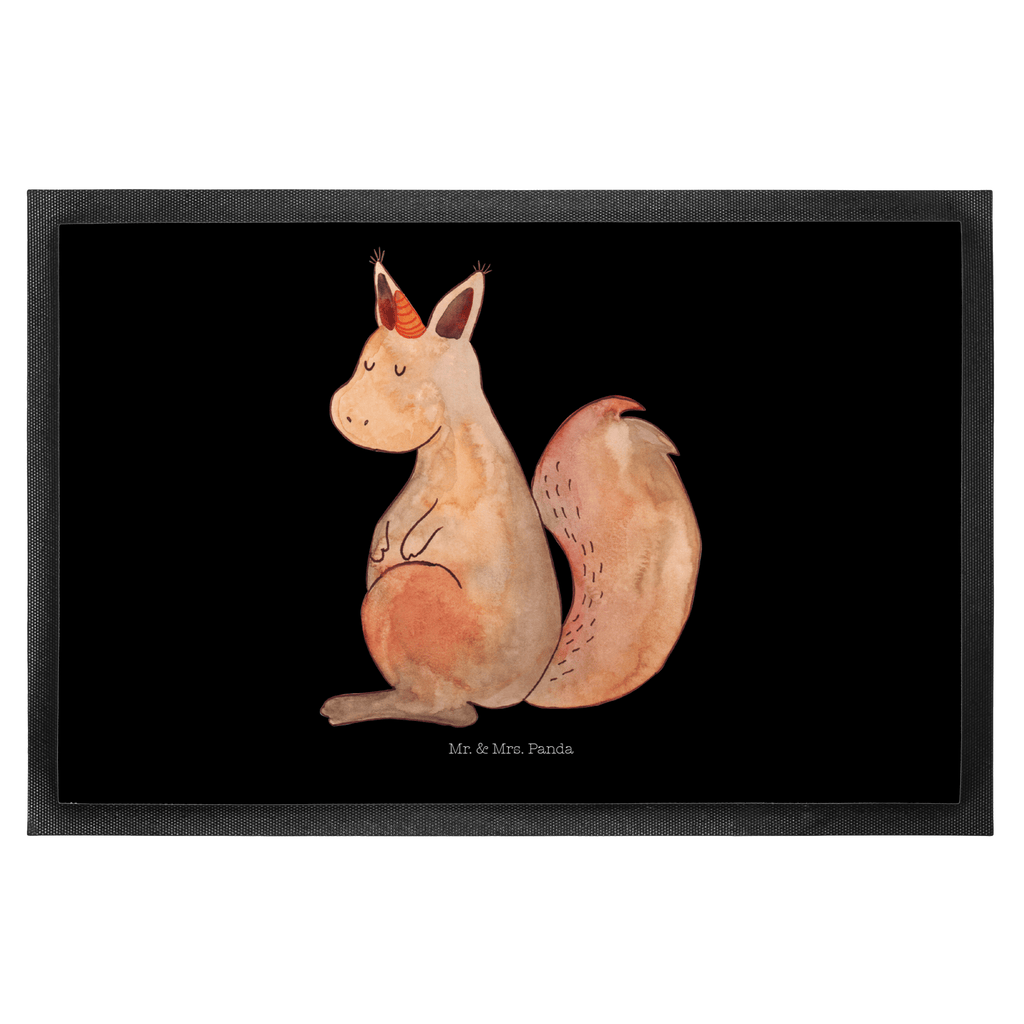 Fußmatte Einhörnchen Glaube Einhorn, Einhörner, Einhörnchen, Eichhörnchen, Eichhorn Türvorleger, Schmutzmatte, Fußabtreter, Matte, Schmutzfänger, Fußabstreifer, Schmutzfangmatte, Türmatte, Motivfußmatte,  Haustürmatte, Vorleger  Einhorn, Einhörner, Einhorn Deko, Pegasus, Unicorn