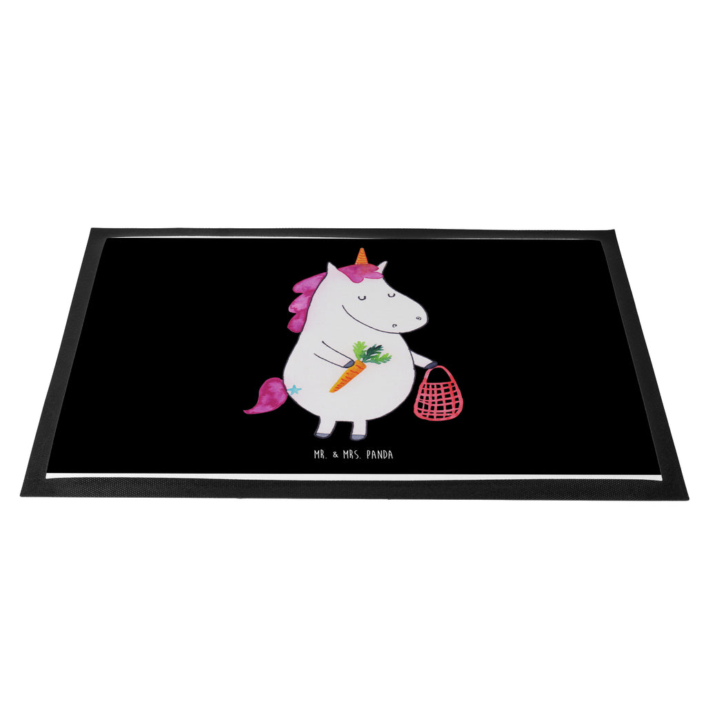 Fußmatte Einhorn Vegan vegan, Gesund leben, Vegetariar, Rohkost, Gesund essen, Veganismus, Veganer Türvorleger, Schmutzmatte, Fußabtreter, Matte, Schmutzfänger, Fußabstreifer, Schmutzfangmatte, Türmatte, Motivfußmatte,  Haustürmatte, Vorleger  Einhorn, Einhörner, Einhorn Deko, Pegasus, Unicorn