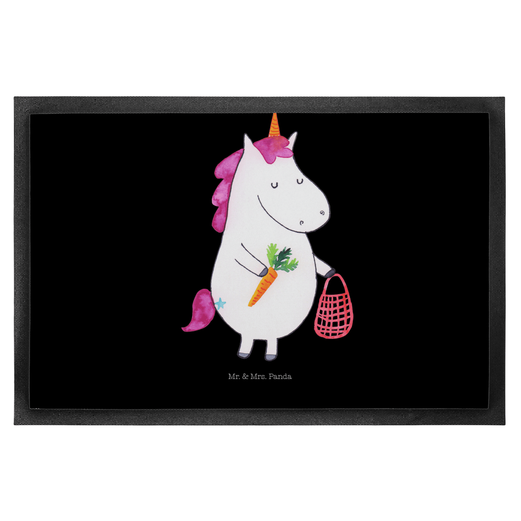 Fußmatte Einhorn Vegan vegan, Gesund leben, Vegetariar, Rohkost, Gesund essen, Veganismus, Veganer Türvorleger, Schmutzmatte, Fußabtreter, Matte, Schmutzfänger, Fußabstreifer, Schmutzfangmatte, Türmatte, Motivfußmatte,  Haustürmatte, Vorleger  Einhorn, Einhörner, Einhorn Deko, Pegasus, Unicorn