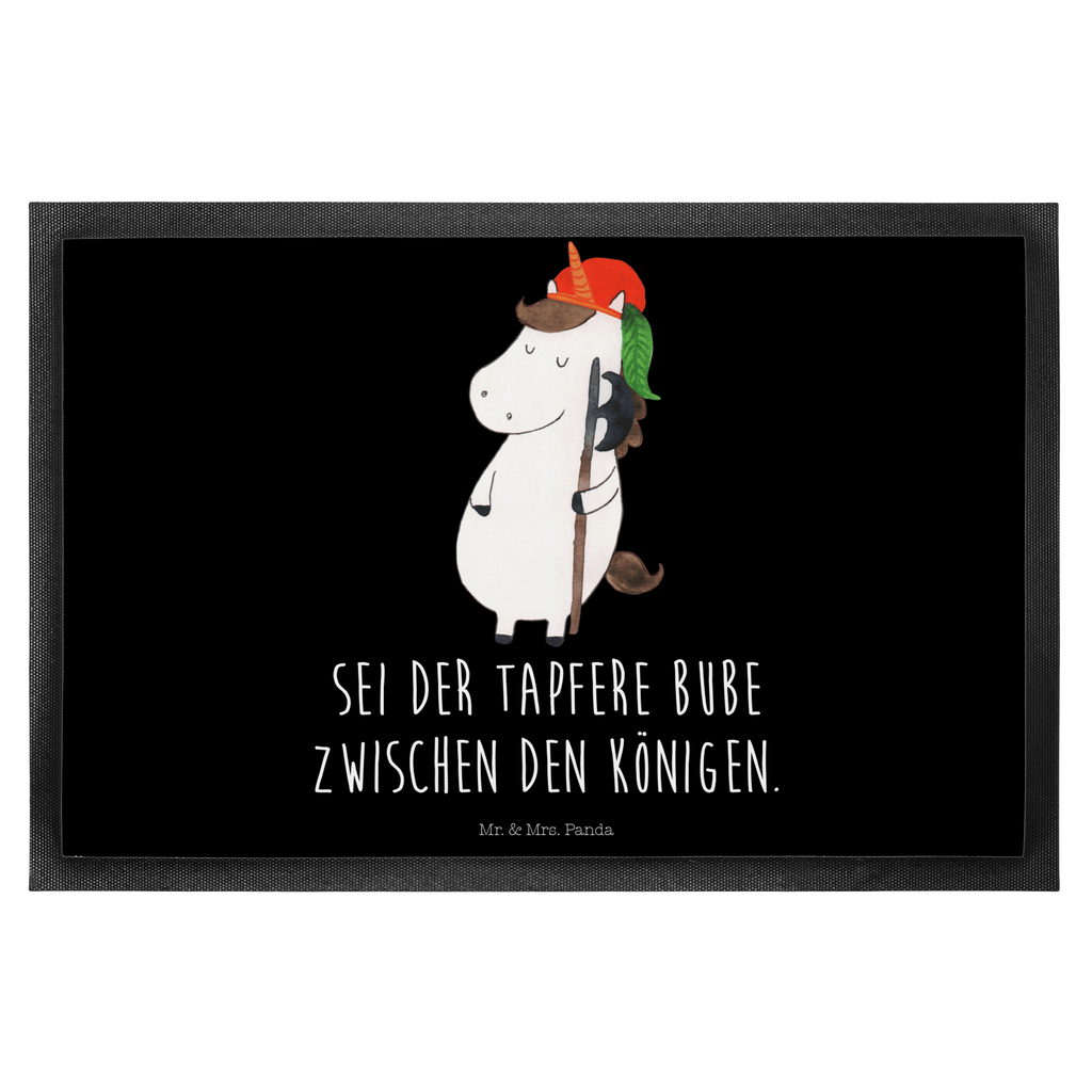 Fußmatte Einhorn Bube Einhörner, Unicorn, Einhorn, Bube, Mittelalter, Türvorleger, Schmutzmatte, Fußabtreter, Matte, Schmutzfänger, Fußabstreifer, Schmutzfangmatte, Türmatte, Motivfußmatte,  Haustürmatte, Vorleger  Einhorn, Einhörner, Einhorn Deko, Pegasus, Unicorn