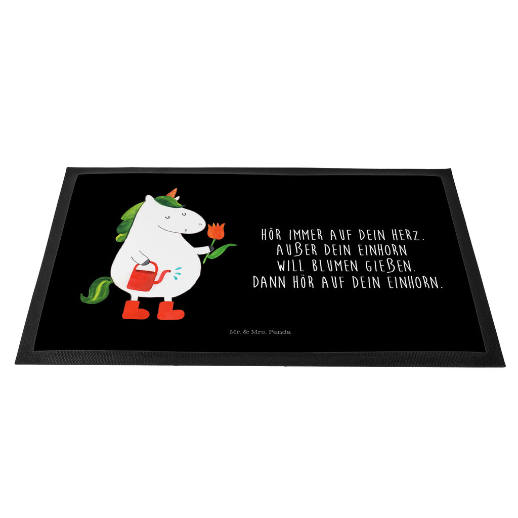 Fußmatte Einhorn Gärtner Einhorn, Einhörner, Unicorn, Luftballon, Gießkanne, Giesskanne, Lebenslust, Freude, Blume, Freundin, Garten, Stiefel Türvorleger, Schmutzmatte, Fußabtreter, Matte, Schmutzfänger, Fußabstreifer, Schmutzfangmatte, Türmatte, Motivfußmatte,  Haustürmatte, Vorleger  Einhorn, Einhörner, Einhorn Deko, Pegasus, Unicorn