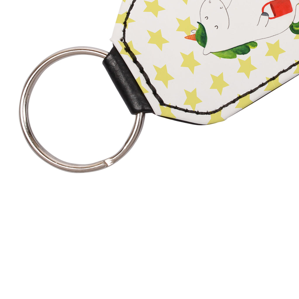 Rechteckig Schlüsselanhänger Einhorn Gärtner Schlüsselanhänger, Anhänger, Taschenanhänger, Glücksbringer, Schutzengel, Einhorn, Einhörner, Einhorn Deko, Pegasus, Unicorn, Luftballon, Gießkanne, Giesskanne, Lebenslust, Freude, Blume, Freundin, Garten, Stiefel