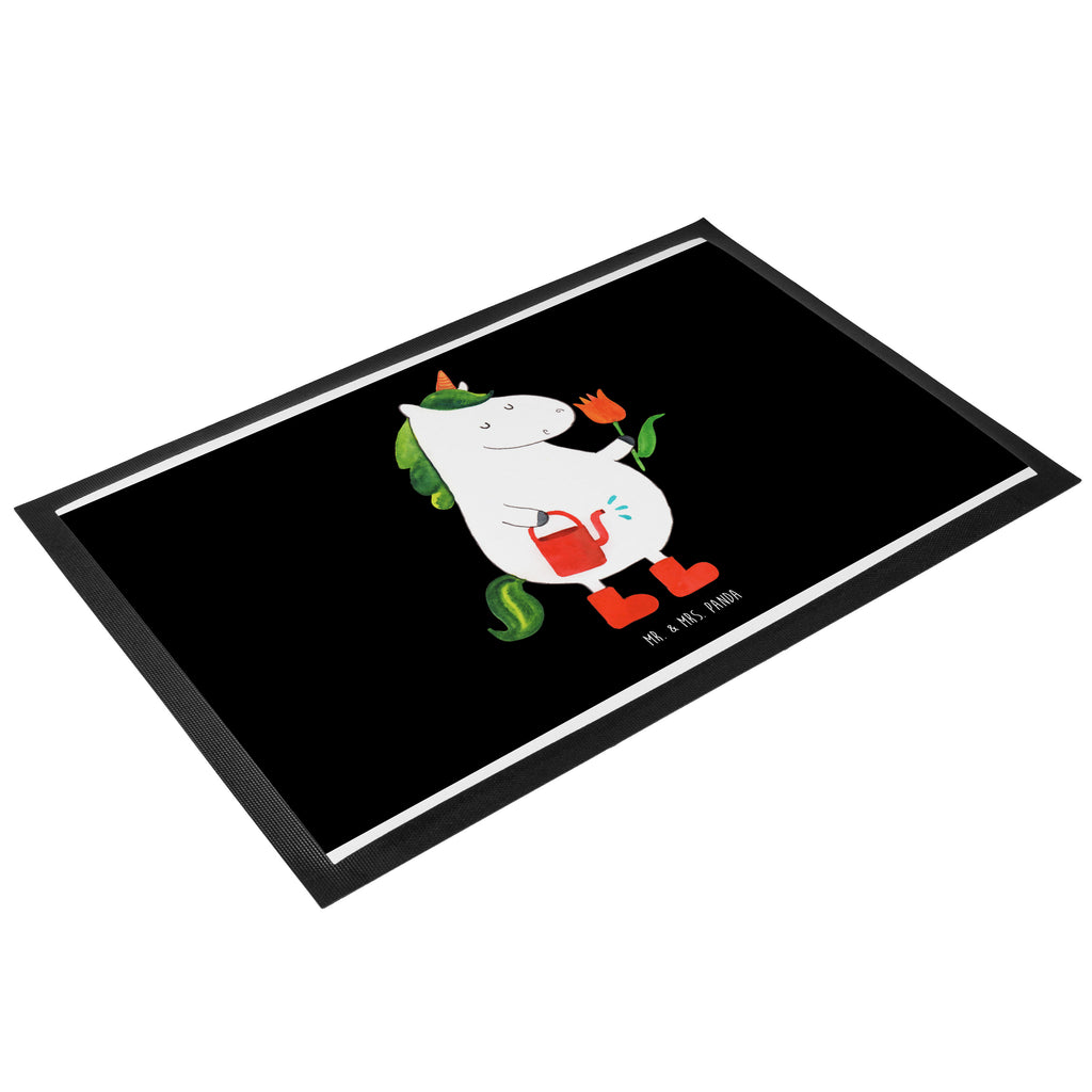 Fußmatte Einhorn Gärtner Einhorn, Einhörner, Unicorn, Luftballon, Gießkanne, Giesskanne, Lebenslust, Freude, Blume, Freundin, Garten, Stiefel Türvorleger, Schmutzmatte, Fußabtreter, Matte, Schmutzfänger, Fußabstreifer, Schmutzfangmatte, Türmatte, Motivfußmatte,  Haustürmatte, Vorleger  Einhorn, Einhörner, Einhorn Deko, Pegasus, Unicorn